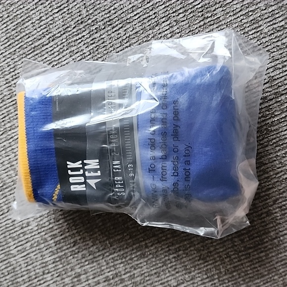 Golden State Warriors 2 pack quarter core LXL socks - Picture 2 of 4